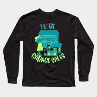 Neon Garage Sales Long Sleeve T-Shirt